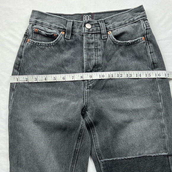 BDG Slim Straight Patch Jeans Sz:25 - Picture 13 of 16